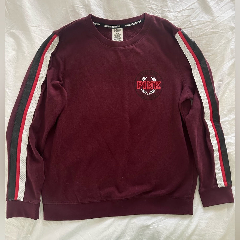 VICTORIA SECRET PINK LIMITED EDITION PULLOVER SWEATSHIRT